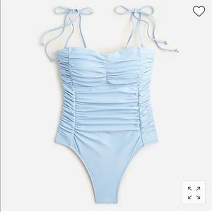 J crew NWT blue one piece swimsuit